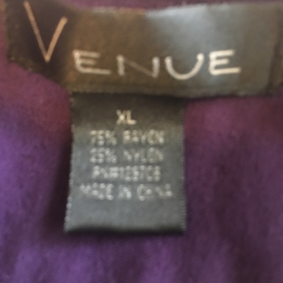 Purple Cardigan Flower Design Soft Sweater XL - Picture 5 of 5